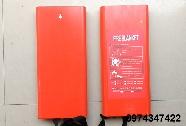 chăn chữa cháy hộp nhựa